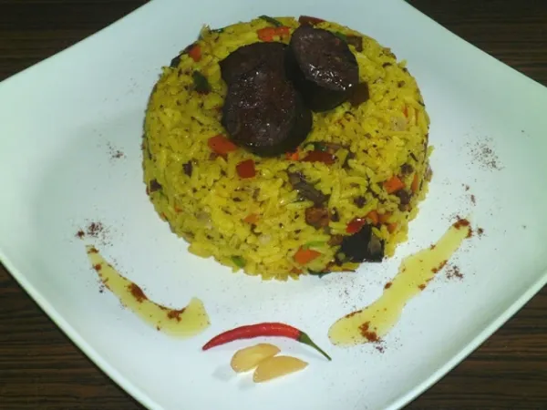 Morcilla con arroz